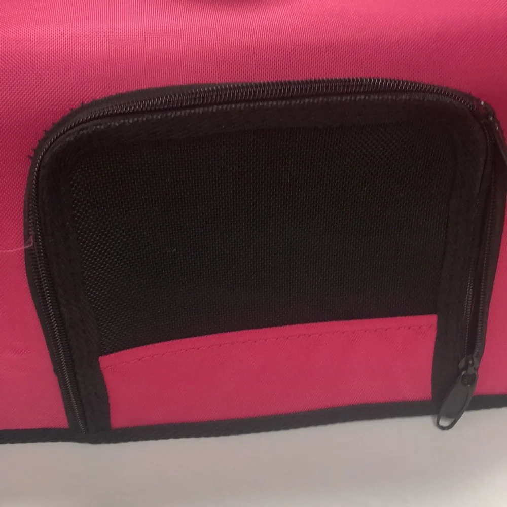 Hot Pink‎ and Black Small Dog/Cat/Pet Carrier